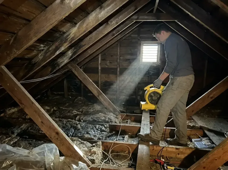 attic-water-damage-drying-proc-007 — frequently asked questions, Emergency Water Extraction & 24/7 Flood Response in Kingsbu…